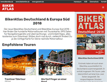 Tablet Screenshot of bikeratlas.de